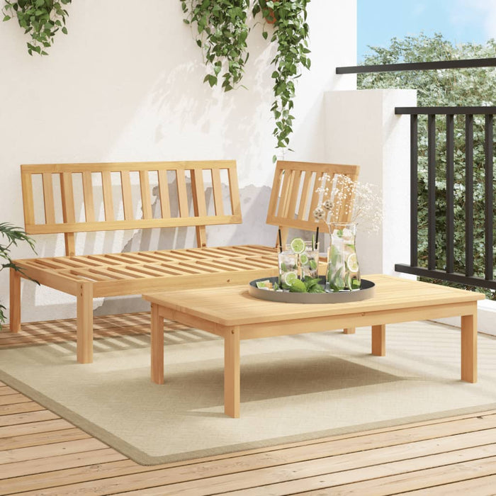 vidaXL Garden Pallet Sofa Set 2 pcs Solid Wood Acacia