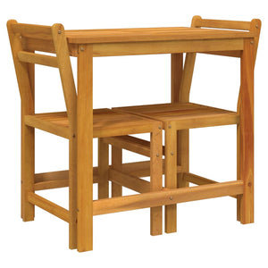 vidaXL 3 Piece Balcony Set Solid Wood Acacia