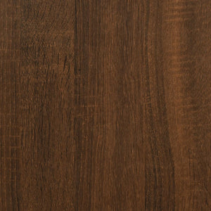 vidaXL Bookshelf Brown Oak 160x28.5x136.5 cm Engineered Wood