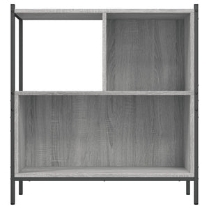 vidaXL Bookcase Grey Sonoma 72x28x77.5 cm Engineered Wood