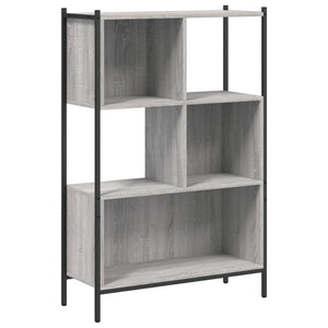 vidaXL Bookcase Grey Sonoma 72x28x109 cm Engineered Wood