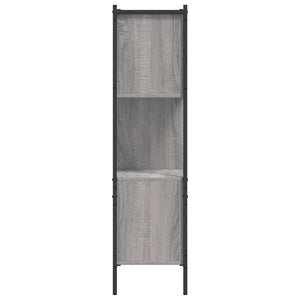 vidaXL Bookcase Grey Sonoma 72x28x109 cm Engineered Wood