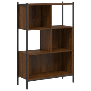 vidaXL Bookcase Brown Oak 72x28x109 cm Engineered Wood