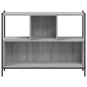 vidaXL Bookcase Grey Sonoma 102x28x77.5 cm Engineered Wood