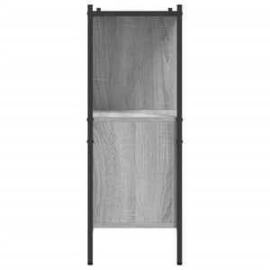 vidaXL Bookcase Grey Sonoma 102x28x77.5 cm Engineered Wood