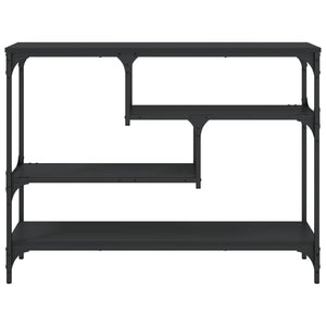 vidaXL Console Table Black 100x30x75 cm Engineered Wood