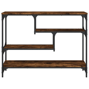 vidaXL Console Table Smoked Oak 100x30x75 cm Engineered Wood