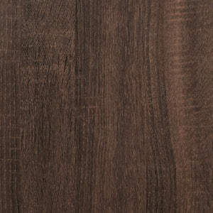 vidaXL Wardrobe with Drawers Brown Oak 100x40x180 cm Engineered Wood