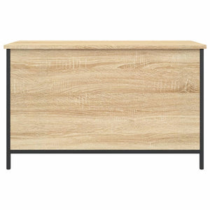 vidaXL Storage Bench Sonoma Oak 80x42.5x50 cm Engineered Wood