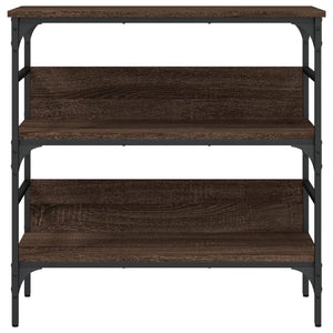 vidaXL Console Table Brown Oak 75x32x75 cm Engineered Wood