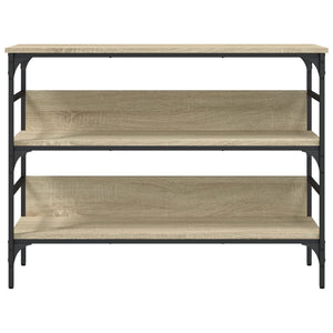 vidaXL Console Table Sonoma Oak 100x32x75 cm Engineered Wood