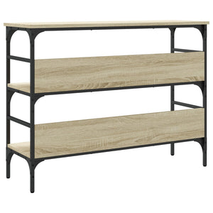 vidaXL Console Table Sonoma Oak 100x32x75 cm Engineered Wood