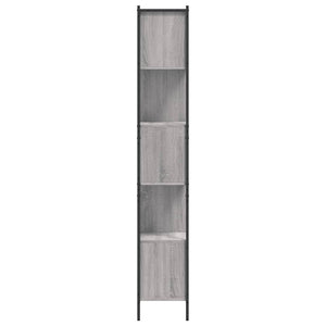 vidaXL Bookcase Grey Sonoma 72x28x172 cm Engineered Wood