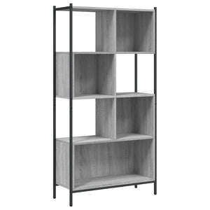 vidaXL Bookcase Grey Sonoma 72x28x172 cm Engineered Wood