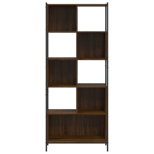 vidaXL Bookcase Brown Oak 72x28x172 cm Engineered Wood