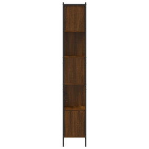 vidaXL Bookcase Brown Oak 72x28x172 cm Engineered Wood