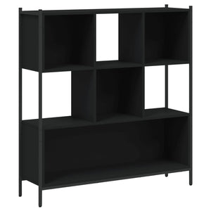 vidaXL Bookcase Black 102x28x172 cm Engineered Wood