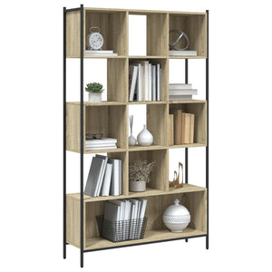 vidaXL Bookcase Sonoma Oak 102x28x172 cm Engineered Wood