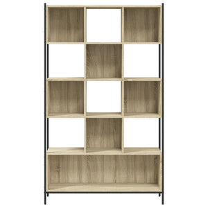 vidaXL Bookcase Sonoma Oak 102x28x172 cm Engineered Wood