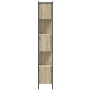 vidaXL Bookcase Sonoma Oak 102x28x172 cm Engineered Wood