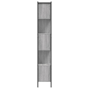 vidaXL Bookcase Grey Sonoma 102x28x172 cm Engineered Wood