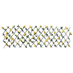 vidaXL Artificial Ivy Trellis Expandable Yellow 180x60 cm