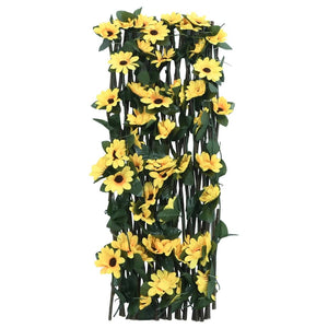 vidaXL Artificial Ivy Trellis Expandable Yellow 180x60 cm