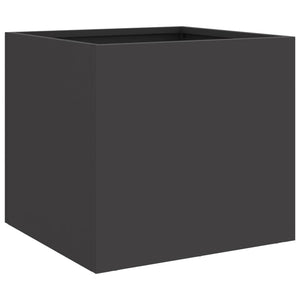 vidaXL Planter Black 32x30x29 cm Cold-rolled Steel