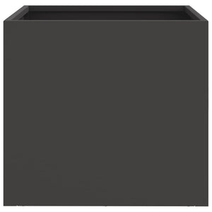 vidaXL Planter Black 32x30x29 cm Cold-rolled Steel