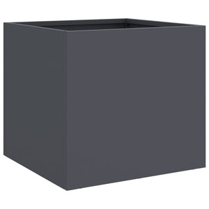 vidaXL Planter Anthracite 32x30x29 cm Cold-rolled Steel