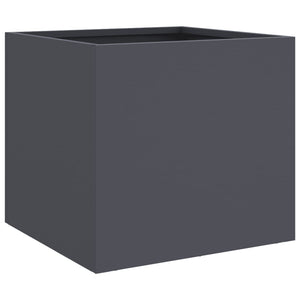 vidaXL Planter Anthracite 32x30x29 cm Cold-rolled Steel