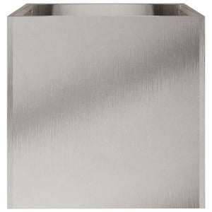 vidaXL Planter Silver 32x30x29 cm Stainless Steel