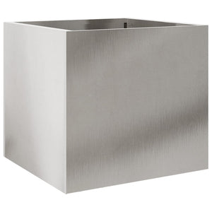 vidaXL Planter Silver 32x30x29 cm Stainless Steel