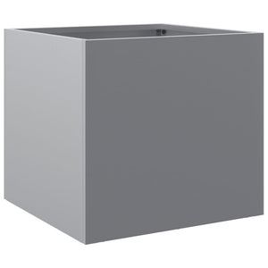 vidaXL Planters 2 pcs Silver 32x30x29 cm Galvanised Steel