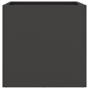 vidaXL Planter Black 42x40x39 cm Steel