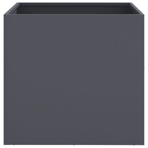 vidaXL Planter Anthracite 42x40x39 cm Steel