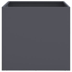 vidaXL Planters 2 pcs Anthracite 42x40x39 cm Steel