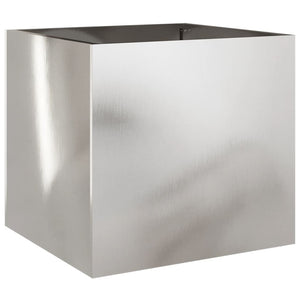 vidaXL Planter Silver 42x40x39 cm Stainless Steel