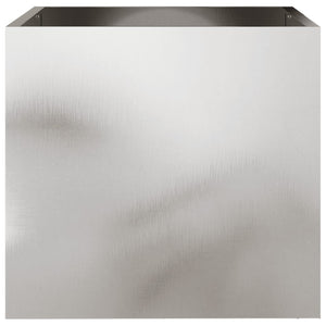 vidaXL Planter Silver 42x40x39 cm Stainless Steel