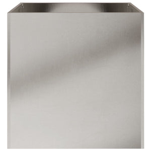 vidaXL Planter Silver 42x40x39 cm Stainless Steel