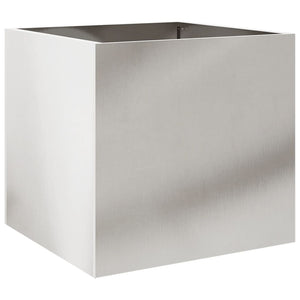 vidaXL Planter Silver 42x40x39 cm Stainless Steel