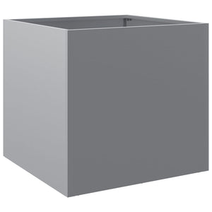 vidaXL Planter Silver 42x40x39 cm Galvanised Steel