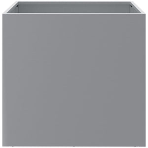 vidaXL Planter Silver 42x40x39 cm Galvanised Steel