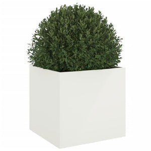 vidaXL Planter White 49x47x46 cm Steel