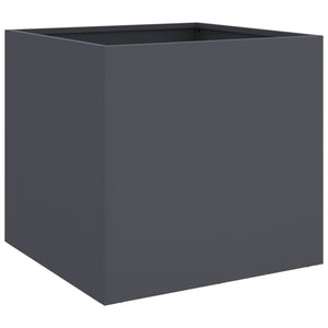 vidaXL Planter Anthracite 49x47x46 cm Cold-rolled Steel