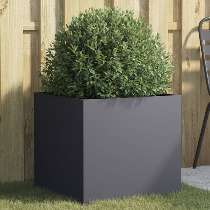 vidaXL Planter Anthracite 49x47x46 cm Cold-rolled Steel