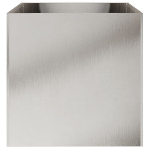 vidaXL Planter Silver 49x47x46 cm Stainless Steel