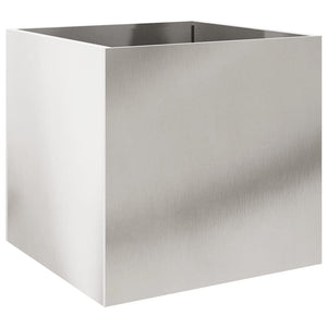 vidaXL Planter Silver 49x47x46 cm Stainless Steel