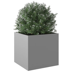 vidaXL Planter Silver 49x47x46 cm Galvanised Steel