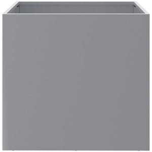 vidaXL Planter Silver 49x47x46 cm Galvanised Steel